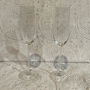 Schott Zwiesel champagne flute glasses, set‎ of two